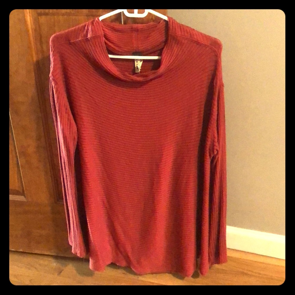 Burnt orange Free People sweater